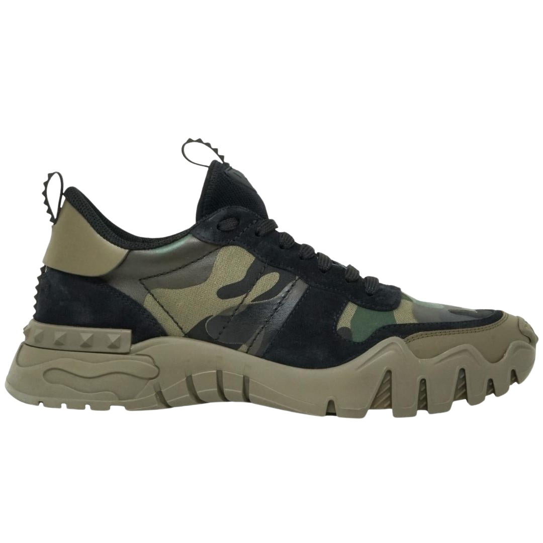 Valentino UY2S0D51 USG Green Shoes Mens UK 9