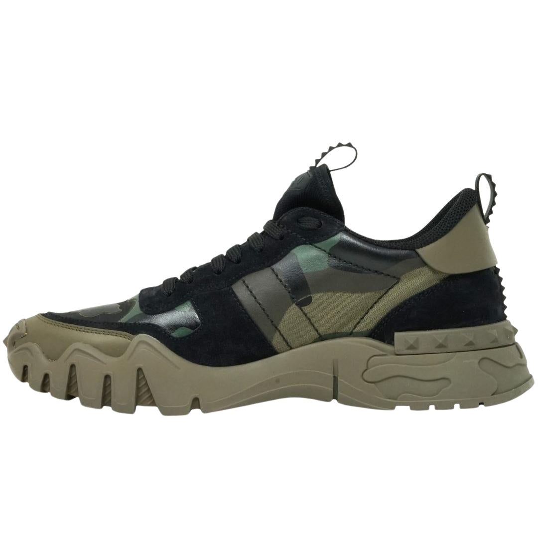 Valentino UY2S0D51 USG Green Shoes Mens UK 9