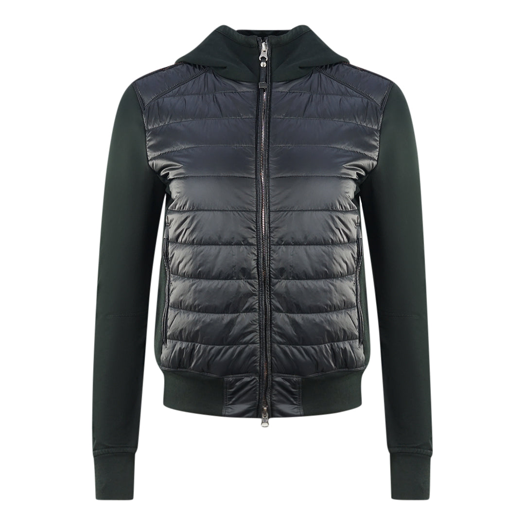 Parajumpers Caelie Black Hooded Padded Jacket Caelie