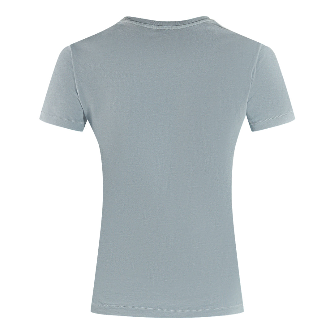 Parajumpers Cristie Brand Logo Vapour Blue T Shirt Cristie 609