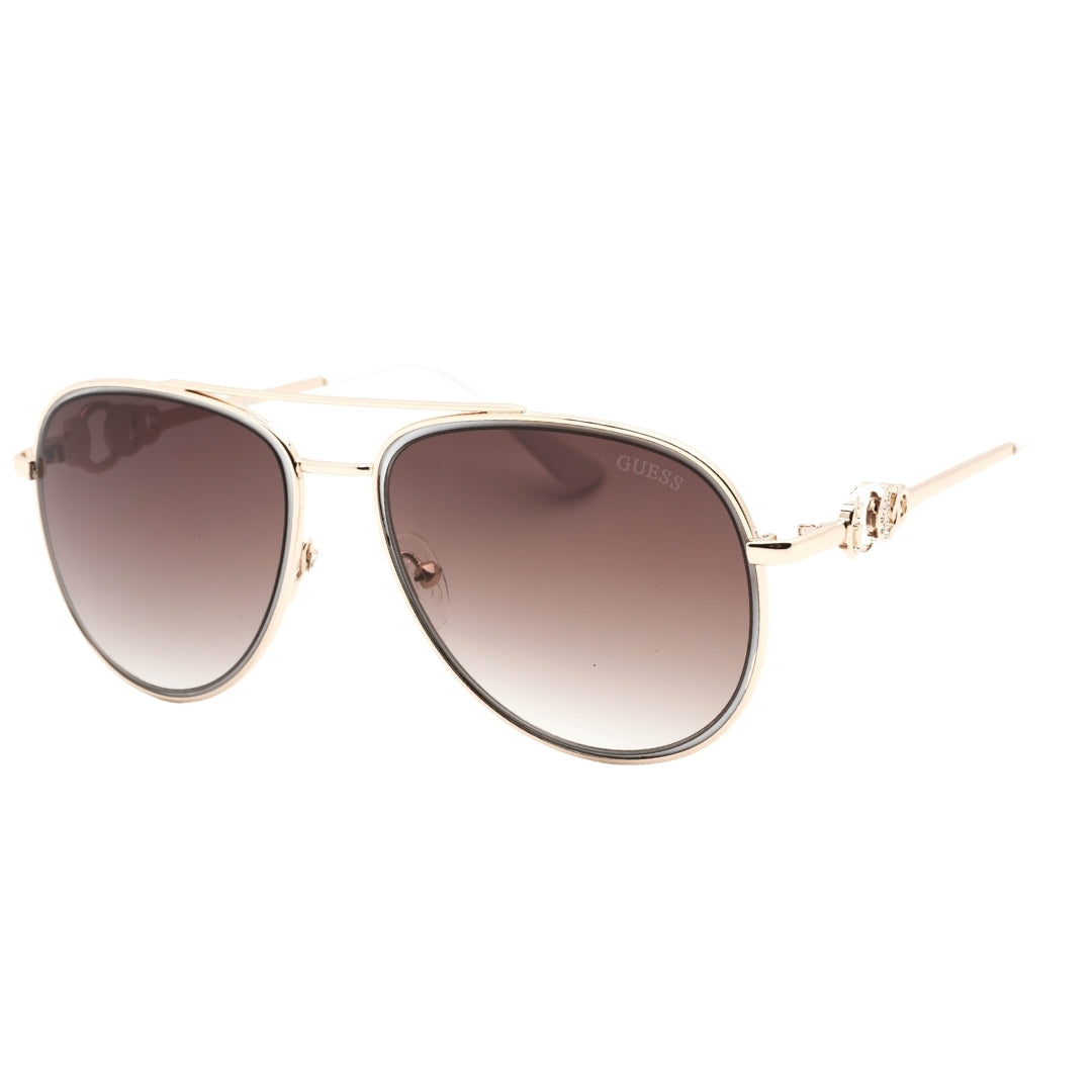 Guess Gf0344 32F Gold Sunglasses GF0344 32F