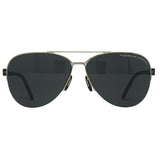 Porsche Design P8676 D 60 Gold Sunglasses