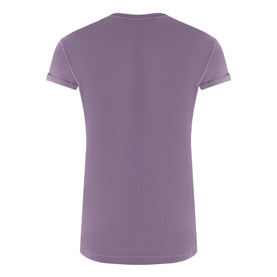Parajumpers Toml Tee Brand Logo Amethyst T Shirt Toml Tee