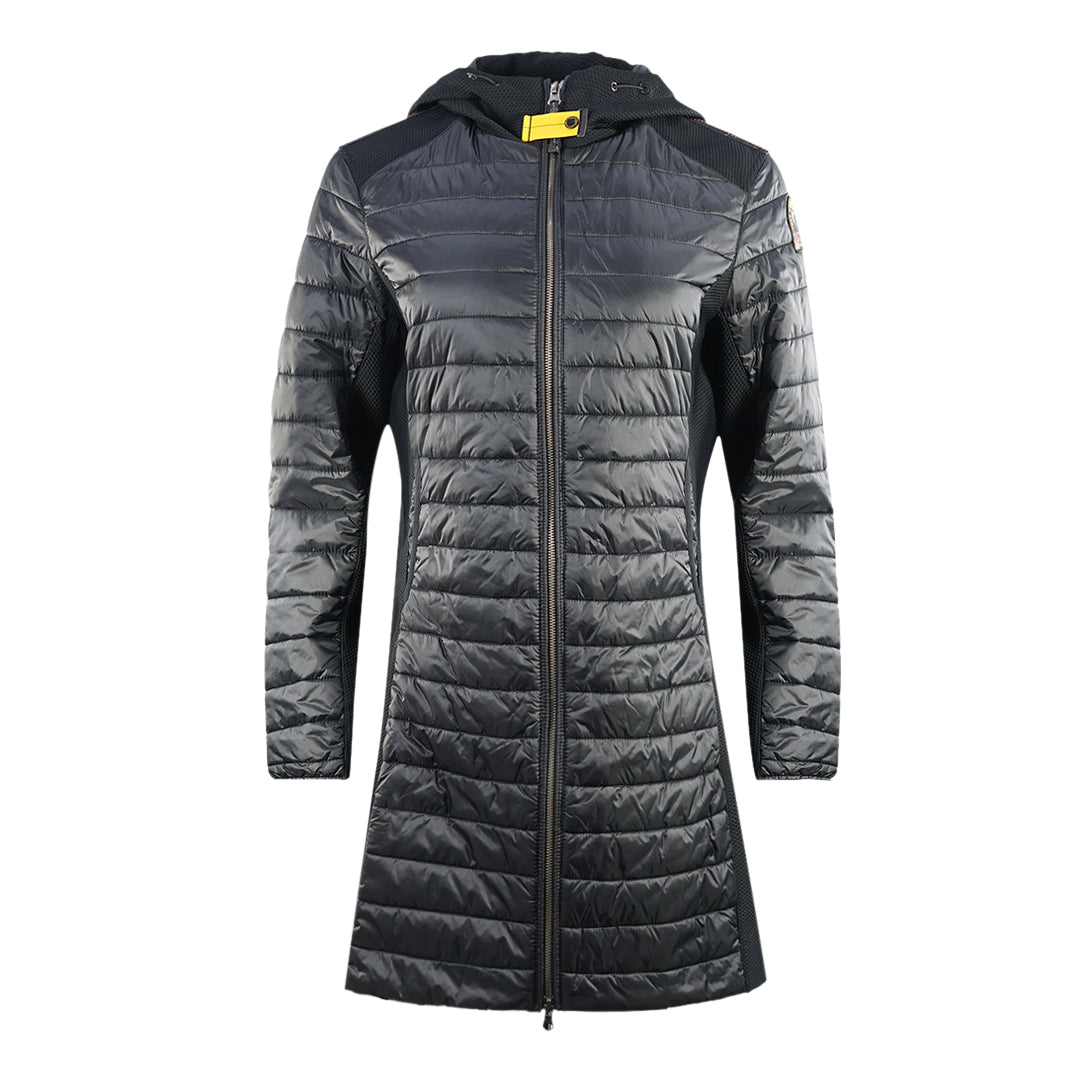 Parajumpers Yasmine Black Hooded Padded Jacket