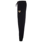 True Religion Horse shoe Puff Jogger Black Sweatpants 106140 Black