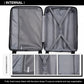Kono 28" Hard Shell Suitcase – Bright & Durable PP Luggage (Classic Collection) - K2092L