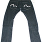 Evisu 2018 Yamato Military Drop Crotch Blue Jeans