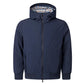 Aquascutum Active Hooded Jacket Navy Fw23 Jk008 11 Navy Blue Jacket Mens