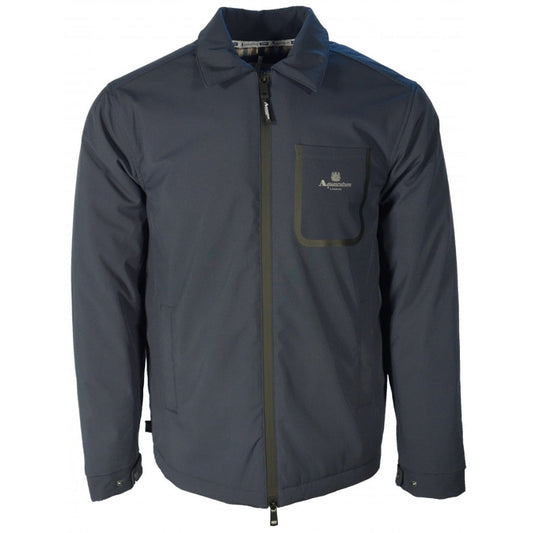 Aquascutum Active Coach Jacket Navy Fw23 Jk009 11 Navy Blue Jacket Mens