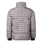 Aquascutum ACTIVE PUFFER JACKET CHECK FW23 JK010 28 Beige Check Jacket Mens S