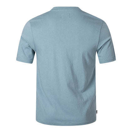 Aquascutum ACTIVE BIG LOGO T-SHIRT FW23 TS001 18 Blue T-Shirt Mens S