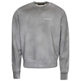 Amiri Aged Puff Logo Grey Sweatshirt S