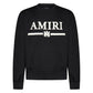 Amiri MA Bar Appique Logo Black Sweatshirt XS