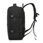 Kono Practical Carry-On Laptop Backpack - Cabin Size with USB & Type-C Charging Ports - BPK2437