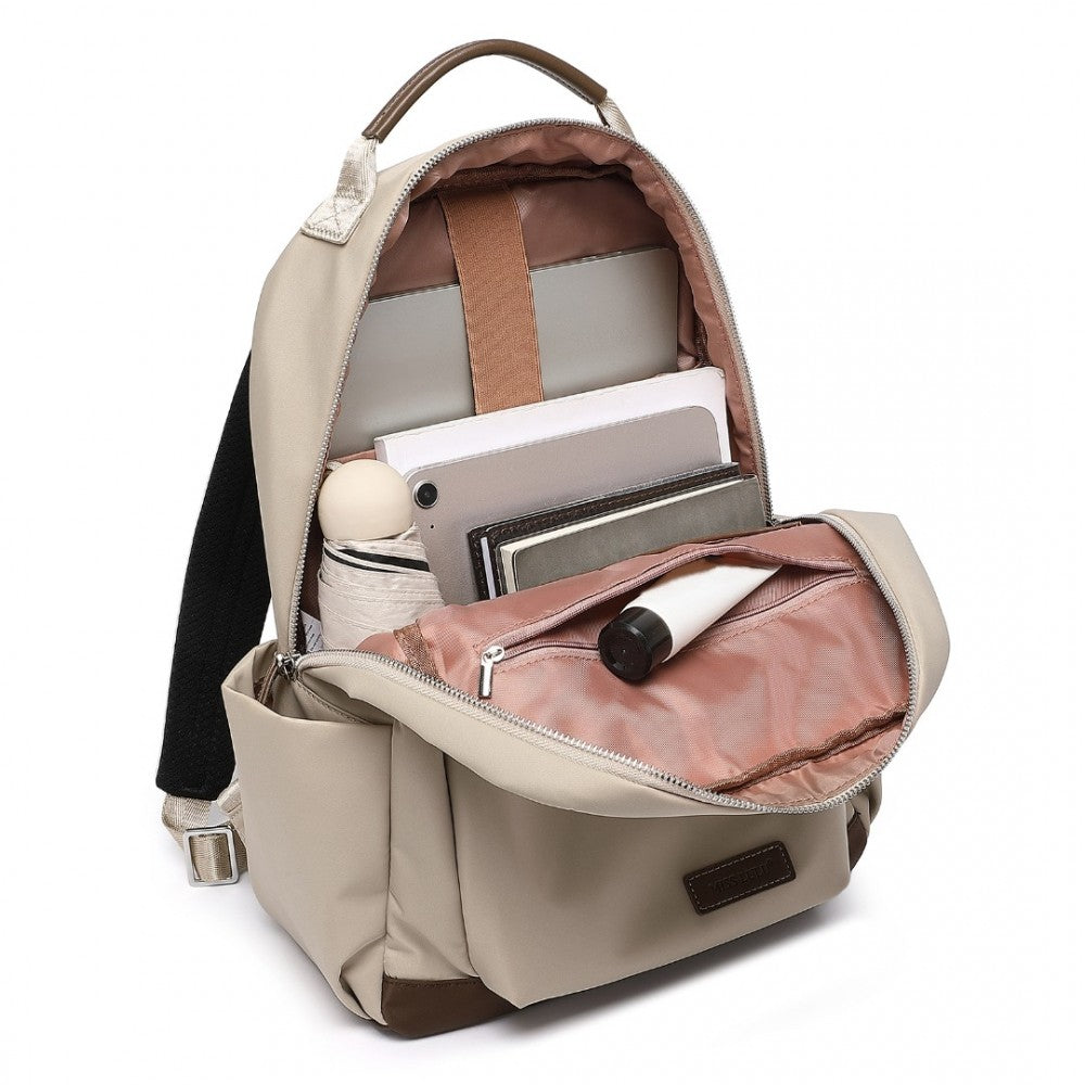 Miss Lulu Stylish Women’s Backpack with Laptop Sleeve, Multiple Pockets and Trolley Sleeve - BPM2431