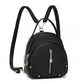 Miss Lulu Mini Convertible Backpack – PU Leather 3-in-1 Handbag, Crossbody & Shoulder Bag for Women - BPM2450