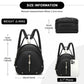 Miss Lulu Mini Convertible Backpack – PU Leather 3-in-1 Handbag, Crossbody & Shoulder Bag for Women - BPM2450