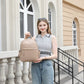 Miss Lulu Stylish PU Leather Backpack with Anti-Theft Back Zipper - BPM2452