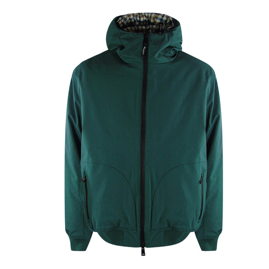 Aquascutum Active Hooded Jacket Rust Jk00827 Hunter Green Jacket Male
