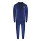Aquascutum Aa_Ow04_St004Ogo Zf Hoodie Navy St004 Navy Blue Zip Hoodie And Track Pants Set Male