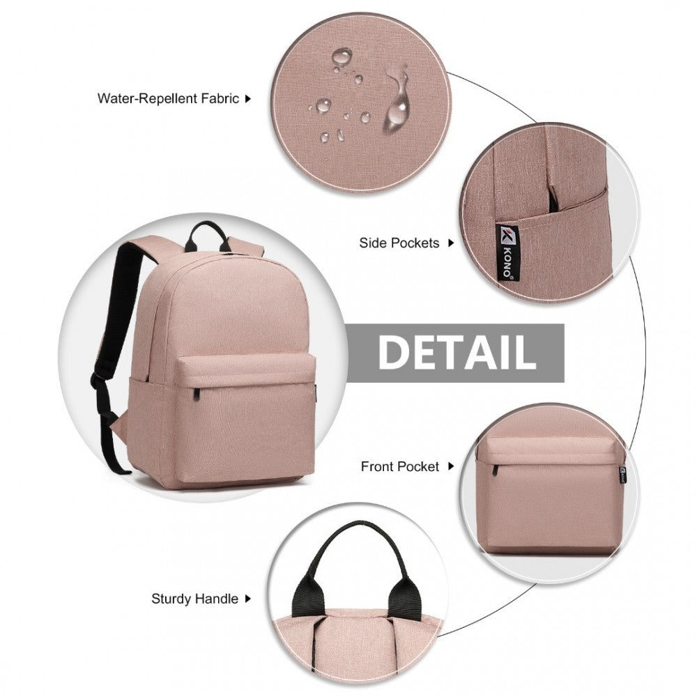 Kono Durable Polyester Everyday Backpack - E1930