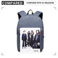 Kono Durable Polyester Everyday Backpack - E1930