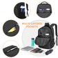 Kono Multi Compartment Backpack with USB Connectivity - E1978