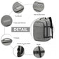 Kono Multi-Level Travel Backpack – High-Capacity Cabin Bag -EM2232