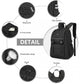 Kono Urban Water-Resistant Backpack – PVC Coated, Reflective Straps & Multi-Compartment Design - EQ2416