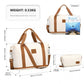 British Traveller 20" Polypropylene Cabin Suitcase Set – Includes Travel Tote & Cosmetic Pouch - K2392L+S2366