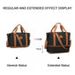 British Traveller 20" Polypropylene Cabin Suitcase Set – Includes Travel Tote & Cosmetic Pouch - K2392L+S2366