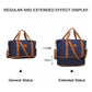 British Traveller 20" Polypropylene Cabin Suitcase Set – Includes Travel Tote & Cosmetic Pouch - K2392L+S2366