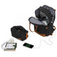 Kono 20" Hard Shell Cabin Suitcase Set – Includes Multi-Compartment Backpack & Pouch - KSK2484+EQ2401