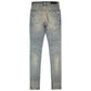 Amiri MX1 Neon Plaid Clay Indigo Blue Jeans W30 / 32L