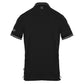 Plein Sport Signature Logo Twin Tipped Black Polo Shirt S