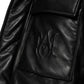 Amiri Plain Leather Down Jacket S