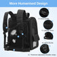 Dogat Expandable Foldable Pet Backpack Carrier – Ventilated & Secure Travel Bag - PTD2441