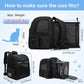 Dogat Expandable Foldable Pet Backpack Carrier – Ventilated & Secure Travel Bag - PTD2441