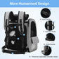 Dogat Expandable Foldable Pet Backpack Carrier – Ventilated & Secure Travel Bag - PTD2441