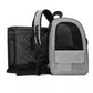 Dogat Expandable Foldable Pet Backpack Carrier – Ventilated & Secure Travel Bag - PTD2441