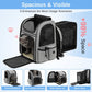 Dogat Expandable Foldable Pet Backpack Carrier – Ventilated & Secure Travel Bag - PTD2441