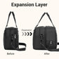 Kono Multi-Functional Travel Tote & Duffle Bag – Spacious with Expandable Compartment & Wet/Dry Pocket - TVK2430