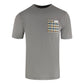 Aquascutum Active Check Pocket T Shirtightelange Grey Ts004 05 Grey T Shirt Male - Style Centre Wholesale