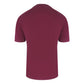 Aquascutum Active Check Pocket T Shirt Cordovan Ts004 26 Burgundy T Shirt Male - Style Centre Wholesale