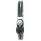 Emporio Armani Black Leather Strap Watch