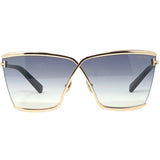 Tom Ford Elle Ft0936 28B Shiny Rose Gold Sunglasses