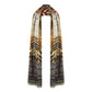 Inoa Golden Eagle 120214 Brown Long Rectangular Scarf