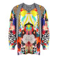 Inoa Monrovian 12001 Multi Long Sleeve Blouse Silk Shirt Monrovian 12001 Tie Shirt