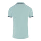 Aquascutum Branded Shoulder Tipped Light Blue Polo Shirt