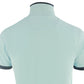 Aquascutum Branded Shoulder Tipped Light Blue Polo Shirt